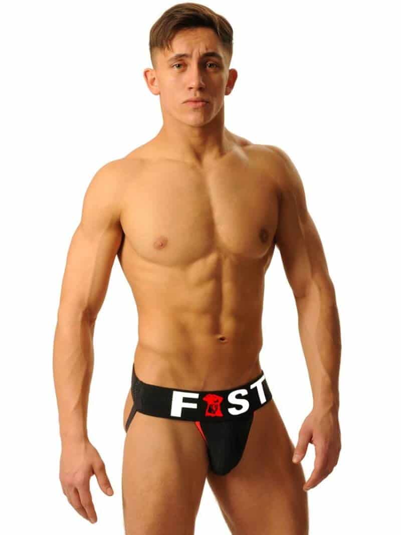  Fist Logo Jock Strap • Schwarz