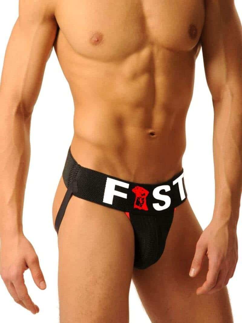 Fist Logo Jock Strap • Schwarz
