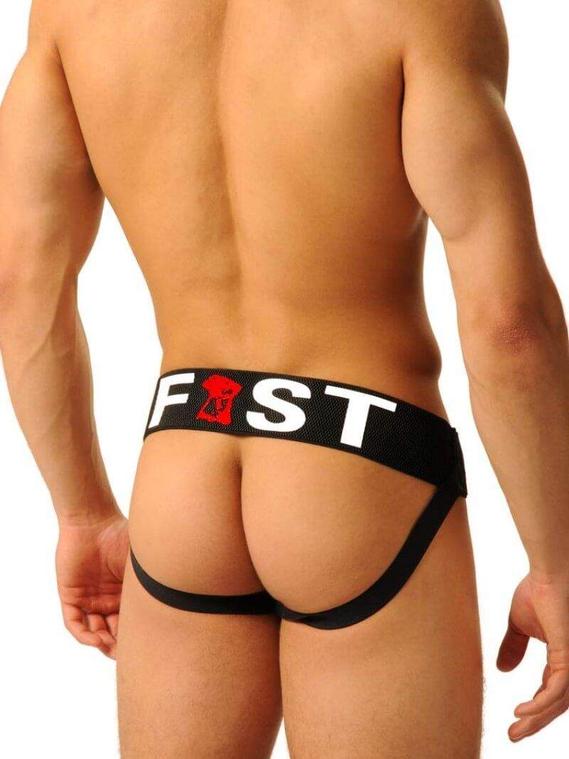 Fist Logo Jock Strap • Schwarz
