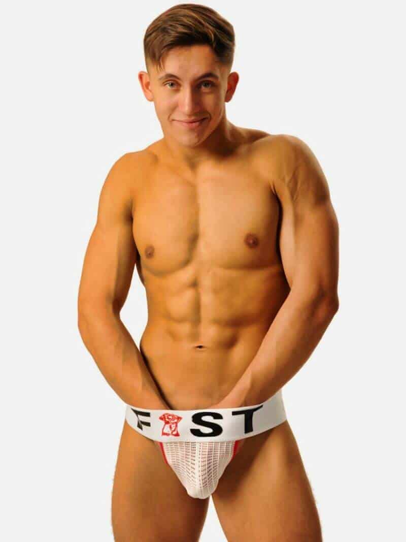 Fist Logo Jock Strap • Weiß